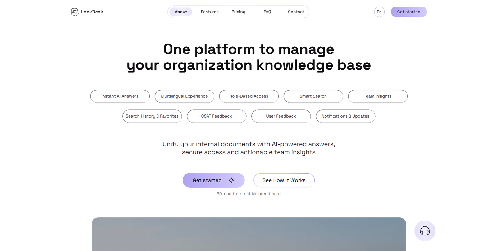 LookDesk product overview